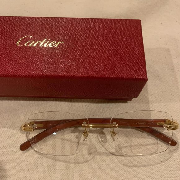 Cartier Wood Sunglasses